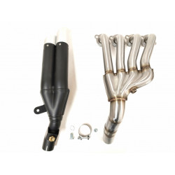 IXIL Hyperlow Full Exhaust System Stainless Steel Black / Aluminium Polished - Honda CB650R