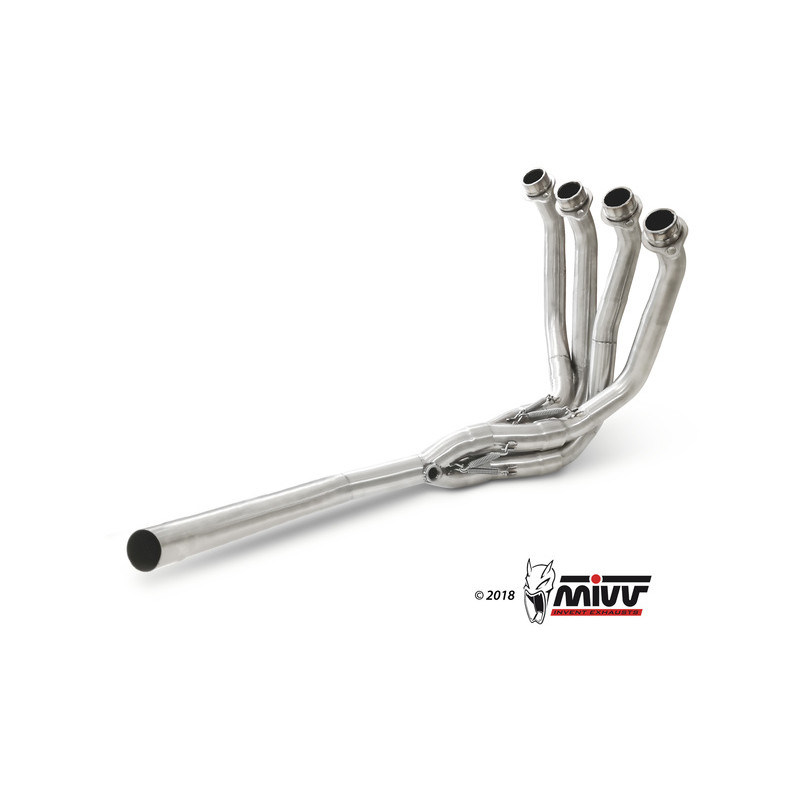 MIVV No-Catalyzer Pipe Stainless Steel Kawasaki Z900