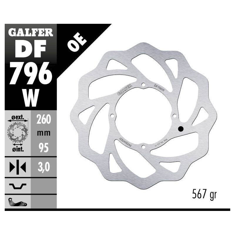 BRAKE DISC FIXED WAVE