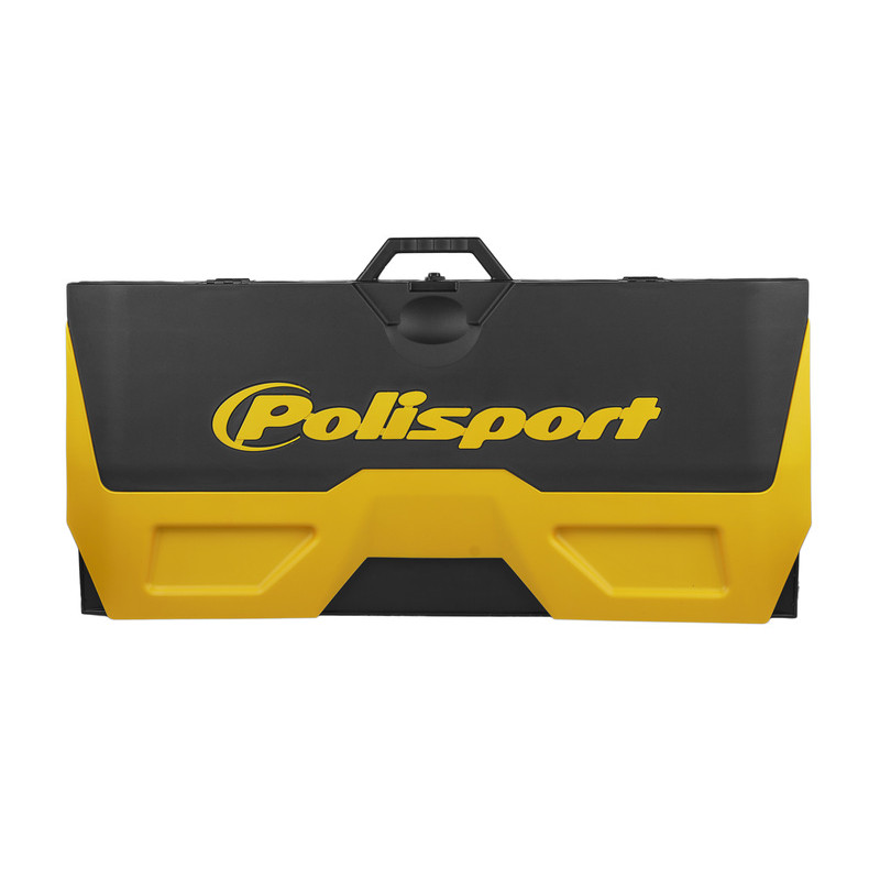 POLISPORT yellow/black Foldable Bike Mat