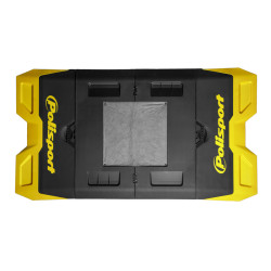 POLISPORT yellow/black Foldable Bike Mat