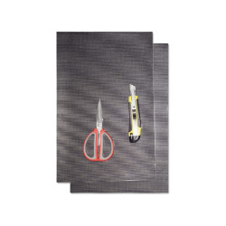 BLACKBIRD Crystall Adhesive Sheet Carbon Look