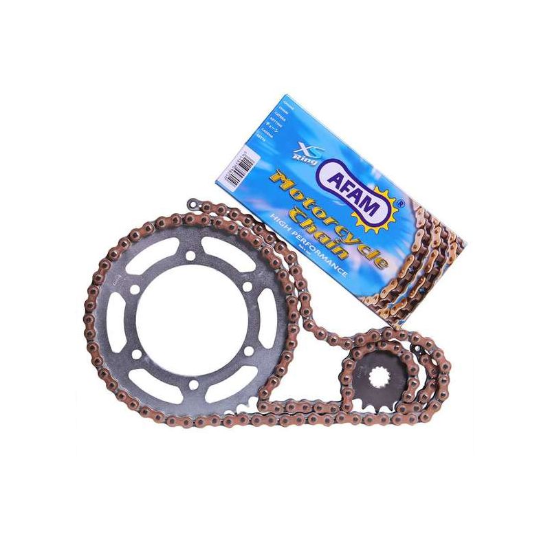 AFAM Chain Kit 525XSR2 15/42 Super-Reinforced - Standard Rear Sprocket Without Ducati Rear Sprocket Carrier