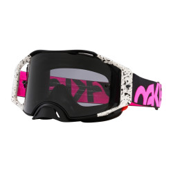 OAKLEY Airbrake MX Goggle - Black Splatter Dark Grey Lens