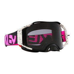 OAKLEY Airbrake MX Goggle - Black Splatter Dark Grey Lens