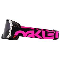 OAKLEY Airbrake MX Goggle - Black Splatter Dark Grey Lens