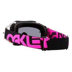 OAKLEY Airbrake MX Goggle - Black Splatter Dark Grey Lens
