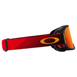 OAKLEY Airbrake MX Goggle - Red Flow Prizm MX Torch Lens