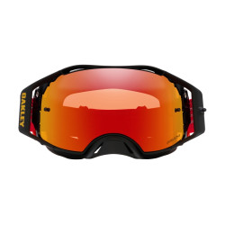 Masque OAKLEY Airbrake MX - Red Flow écran Prizm MX Torch