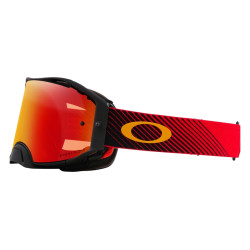Masque OAKLEY Airbrake MX - Red Flow écran Prizm MX Torch