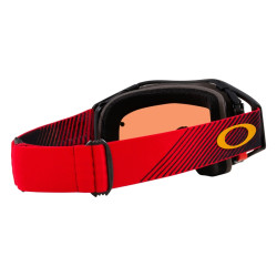 Masque OAKLEY Airbrake MX - Red Flow écran Prizm MX Torch