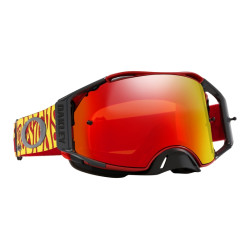 OAKLEY Airbrake MX Goggle - TLD Trippy Red Prizm MX Torch Lens