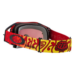 OAKLEY Airbrake MX Goggle - TLD Trippy Red Prizm MX Torch Lens