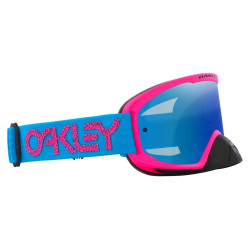 OAKLEY O Frame 2.0 Pro MX Goggle - Blue Crackle Black Ice Iridium Lens