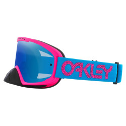 OAKLEY O Frame 2.0 Pro MX Goggle - Blue Crackle Black Ice Iridium Lens