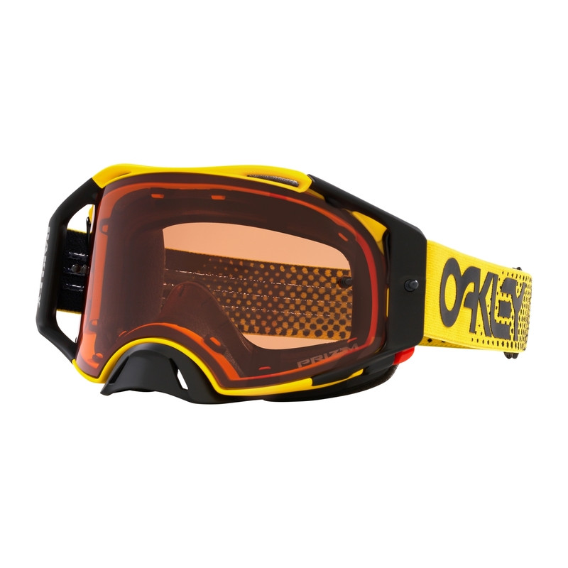 OAKLEY Airbrake MX Goggle - Moto Yellow B1B Prizm MX Bronze Lens