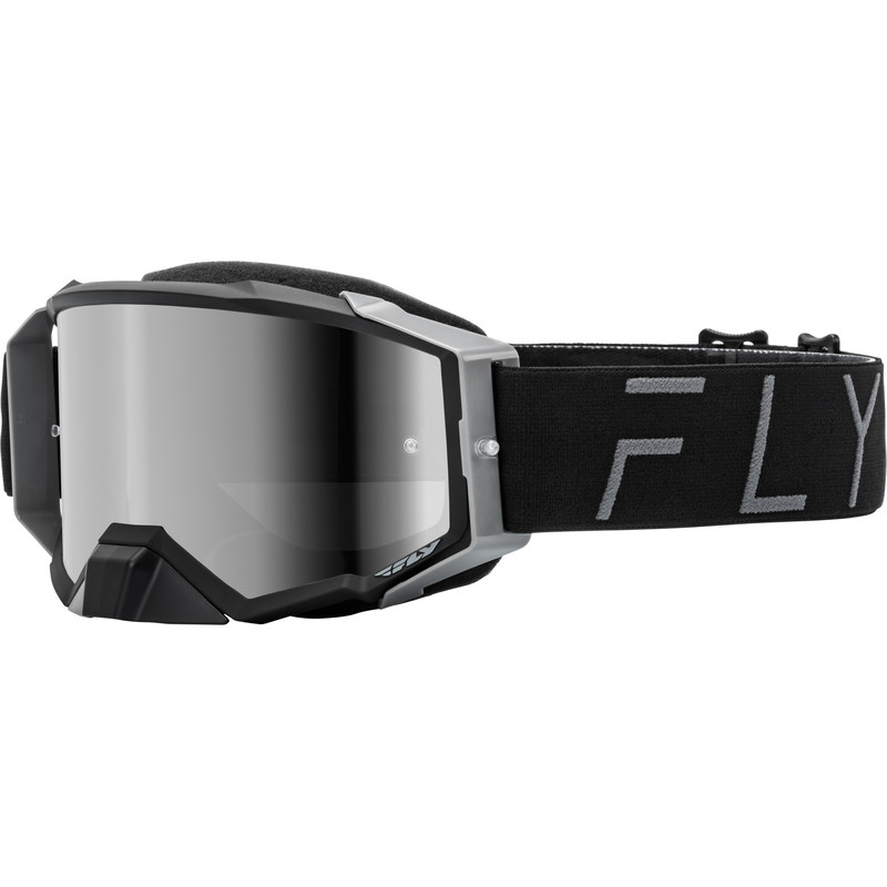 FLY RACING Zone Pro Goggle Grey - Grey/Smoke Lens
