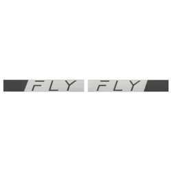 Masque FLY RACING Zone Pro Black/Grey - écran noir/fumé