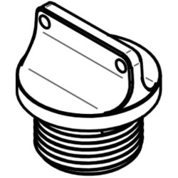 LIGHTECH Oil Filler Cap 2 Holes Black M26 x 3