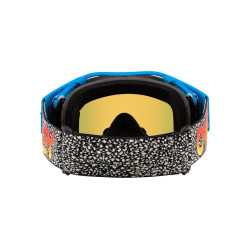 OAKLEY Airbrake MX Goggle - Blue Crackle Fire Iridium Lens