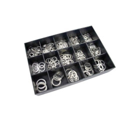 BIHR Aluminium Washers Set 400 pieces