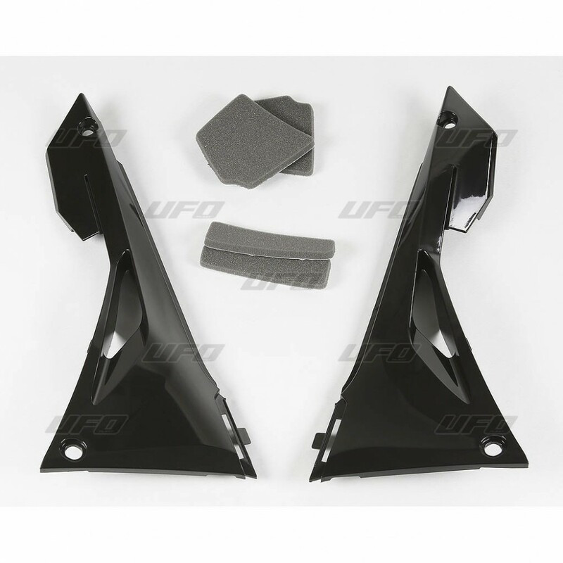 UFO Air Box Covers Black Honda CRF250R/450R/RX