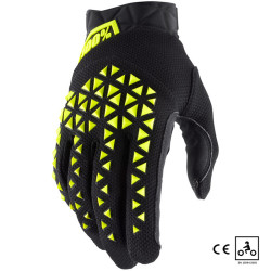 Gants-Cross-AIRMATIC-CE-Noir-Jaune-Fluo