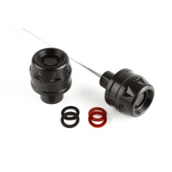 GILLES GTA Fork Protection (Wheel Axle) - Black/Red BMW