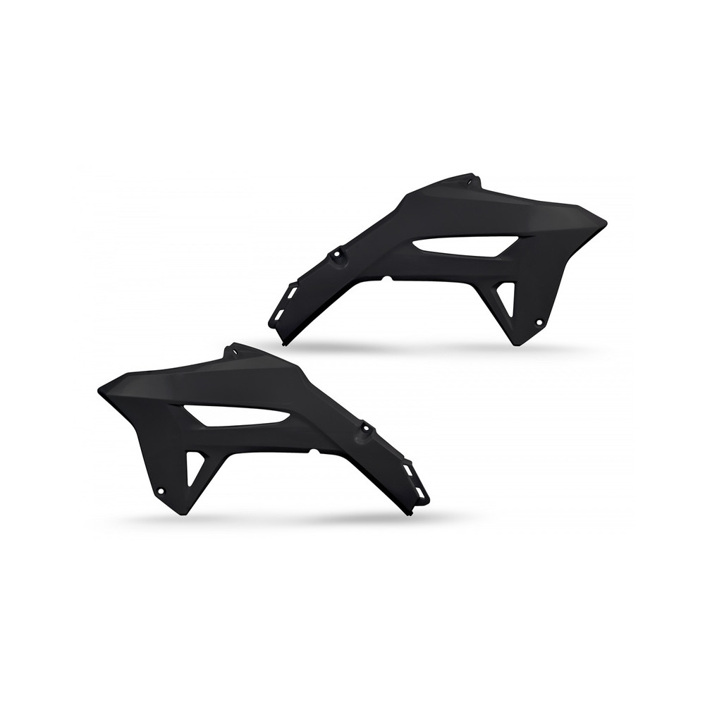 UFO Radiator Covers Black Honda CRF 450 R