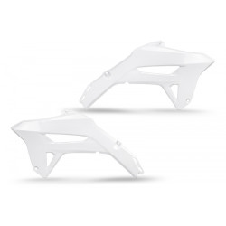 UFO Radiator Covers White Honda CRF450R