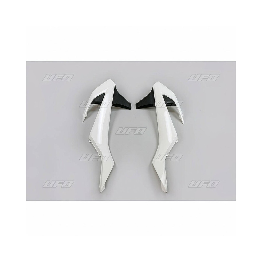 UFO Radiator Covers OEM 2017 White/Black KTM SX/SX-F