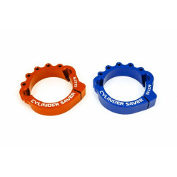 S3 Exhaust Flange Guard Blue KTM/Husqvarna