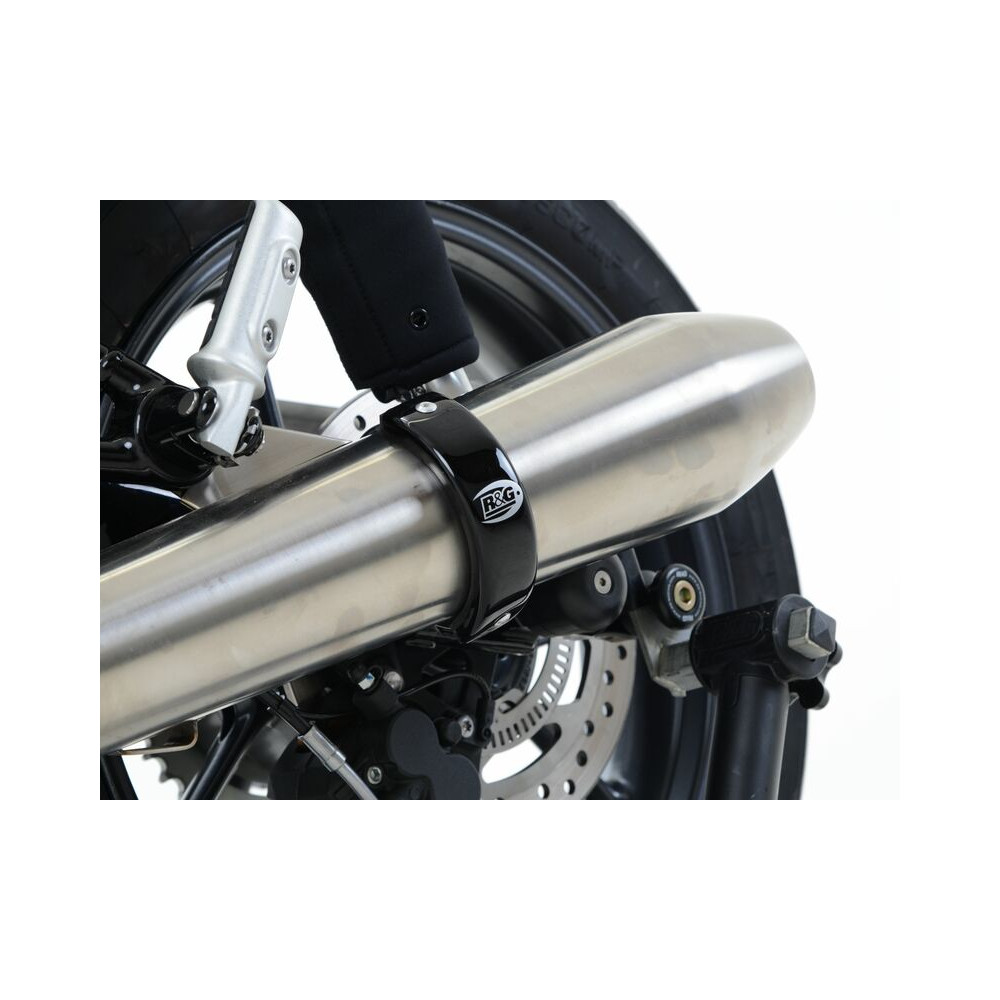 R&G RACING Exhaust Protector Black Triumph Street Twin