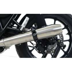 R&G RACING Exhaust Protector Black Triumph Street Twin
