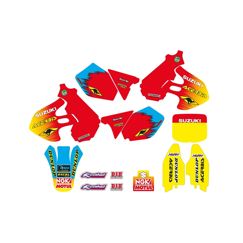 TECNOSEL Stickers Kit Team Suzuki 1999