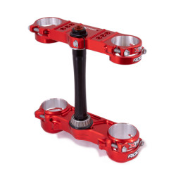 XTRIG ROCS Pro Triple Clamp Offset 20-22 mm - Red Gas Gas