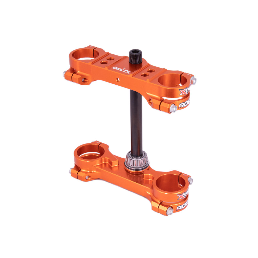 Té de fourche XTRIG ROCS Tech Offset 22 mm - orange KTM SX50