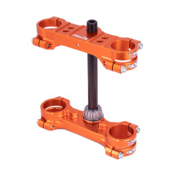 XTRIG ROCS Tech Triple Clamp Offset 22 mm - Orange KTM SX65