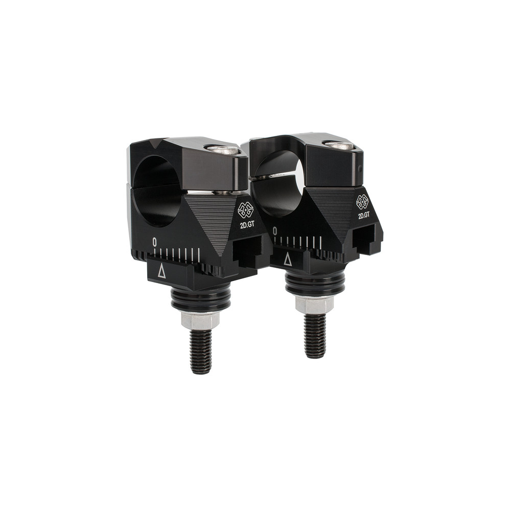 GILLES 2DGT Adjustable Bar Mounts Black Kawasaki Z900RS