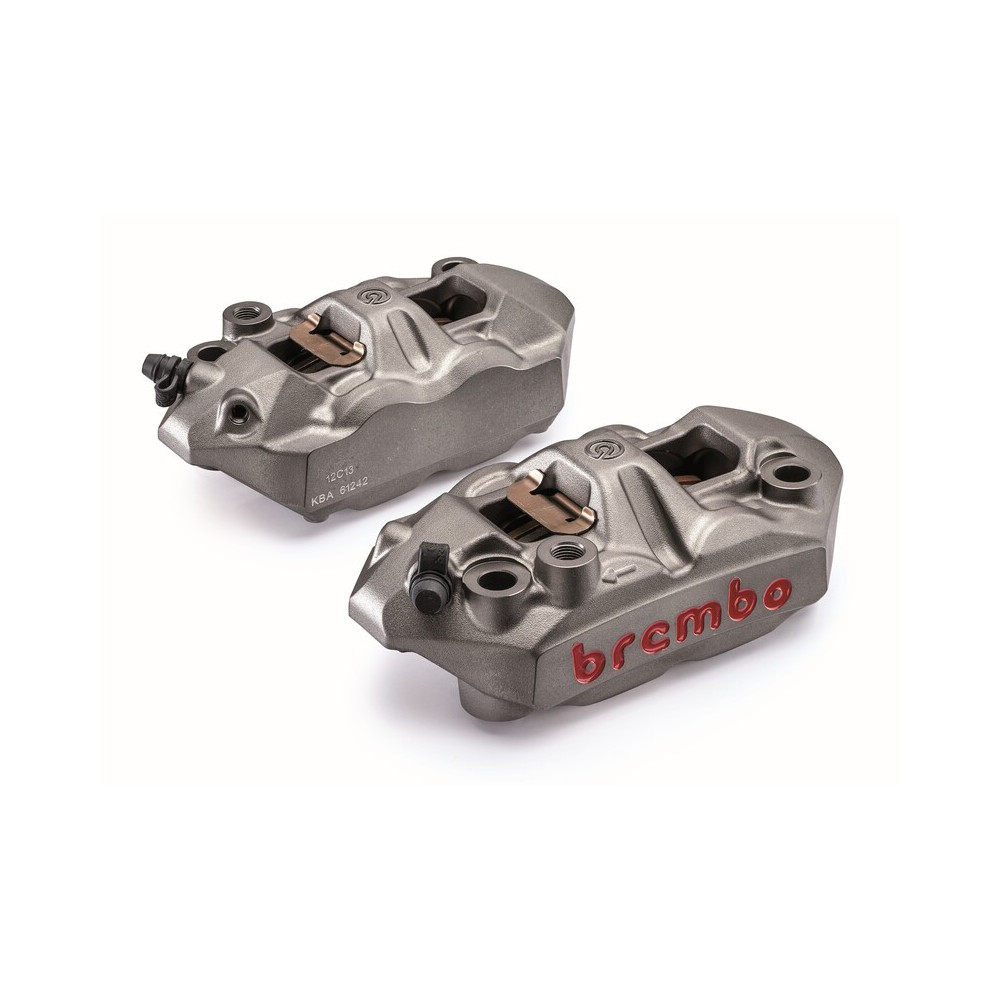 BREMBO UPGRADE Pair of M4 one-piece callipers - 108mm/P4 34 (with pads)