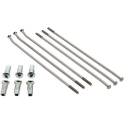 ART 17" Spokes set - Silver/Silver 36 spokes