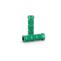 V PARTS Sport Foot Pegs Green