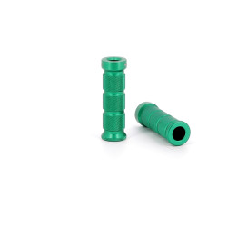 V PARTS Sport Foot Pegs Green