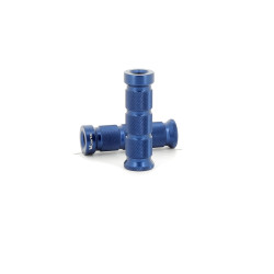 V PARTS Sport Foot Pegs Blue