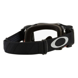 OAKLEY Airbrake MX Goggle - Tuff Blocks Black Gunmetal Race-Ready Roll-Off Clear Lens
