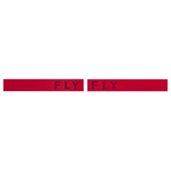 FLY RACING Zone Pro Goggle Red W/ Red Mirror/Amber Lens