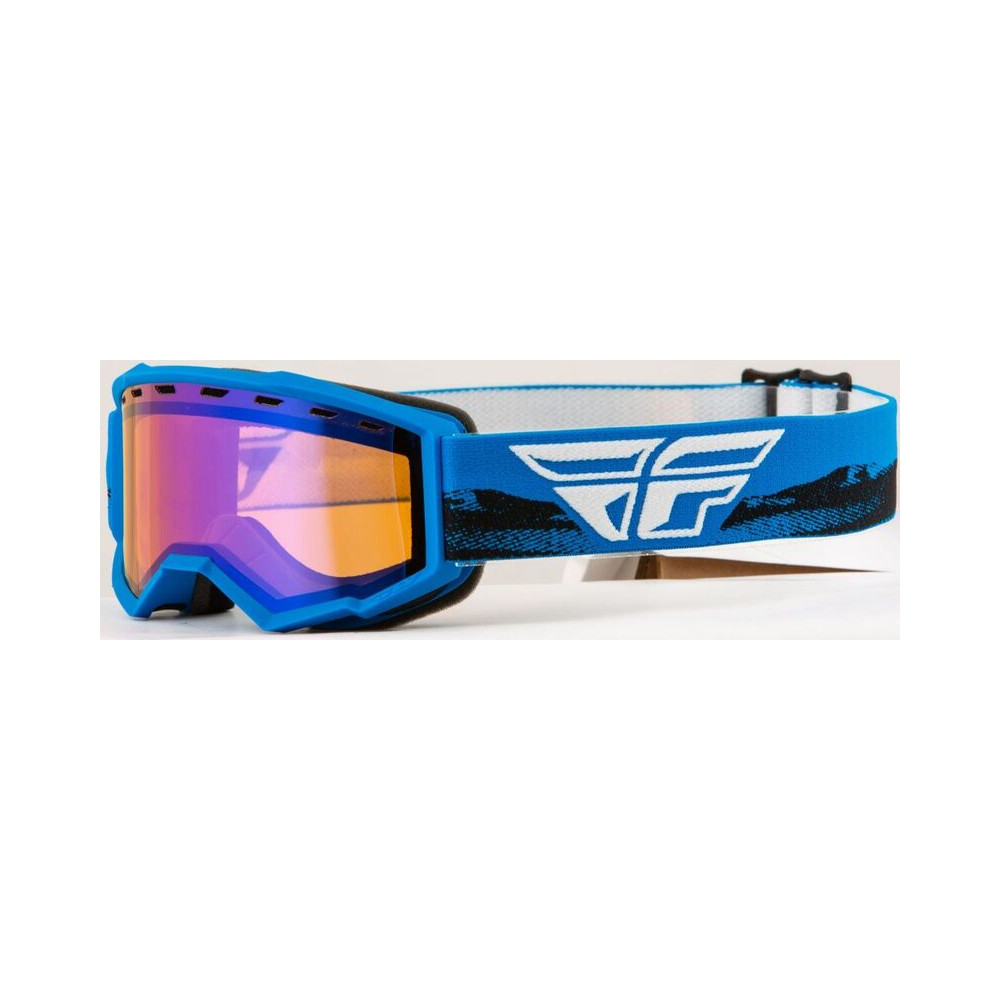 Masque FLY RACING Focus Snow Bleu/Blanc Enfant