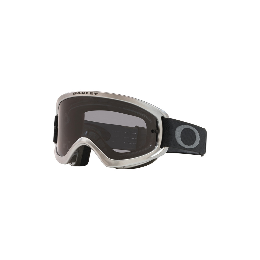 OAKLEY O Frame 2.0 Pro XS MX Goggle Silver Chrome Dark Grey Lens