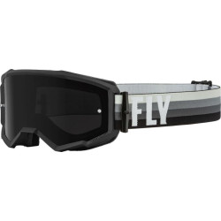 FLY RACING Zone Goggle Black/Grey W/ Dark Smoke Lens