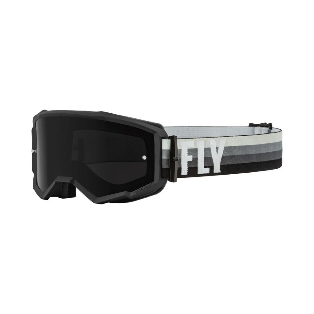 FLY RACING Zone Goggle Black/Grey W/ Dark Smoke Lens